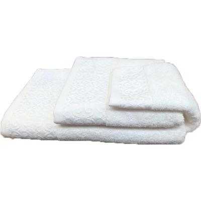 Toalha Rosto 50x100 Cm 400g/ m2 Vintage Branco