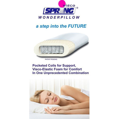 Almofada S-a. Visco Molas Suave 41x70