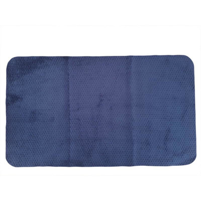 Tapete Ciniglia Rombi 50x90cm Azul Esc