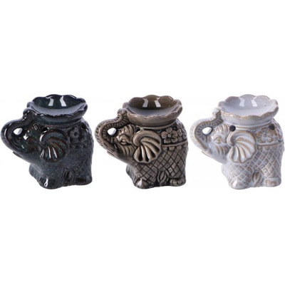 Queimador Oleo 3c Sort 11x7xalt9 Cm - Elefante