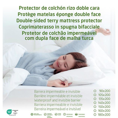 Protetor Colchão Sandwich Cotton Sand 105x200 Cm