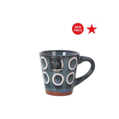 Caneca Cerâmica almudena Azul 90ml D6,3xa6,3 Cm